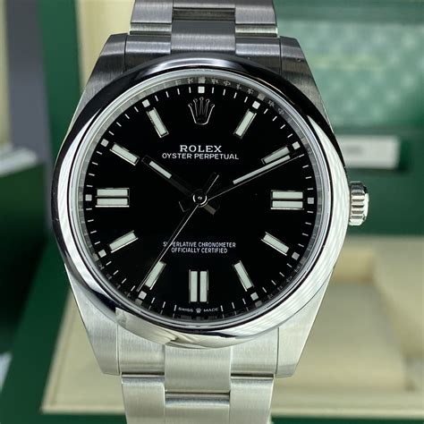 rolex oyster perpetual black dial 34|rolex oyster perpetual 41 black.